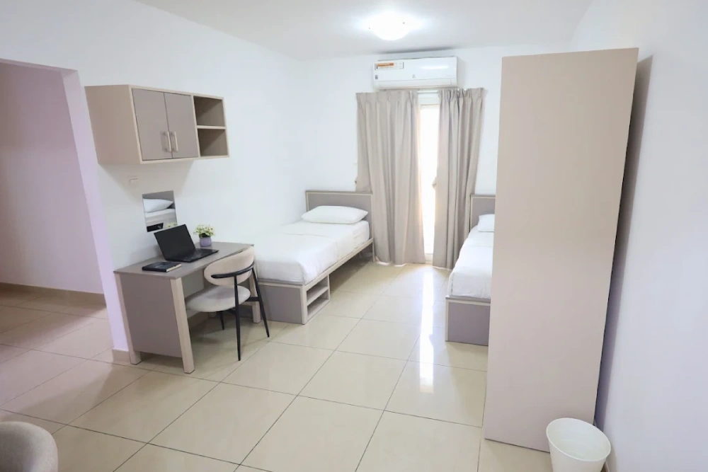 Safe and comfortable room at ESAW Student Accommodation Dubai trusted by parents